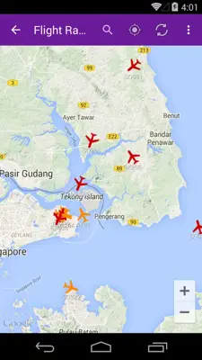 SG Flight Info android App screenshot 0